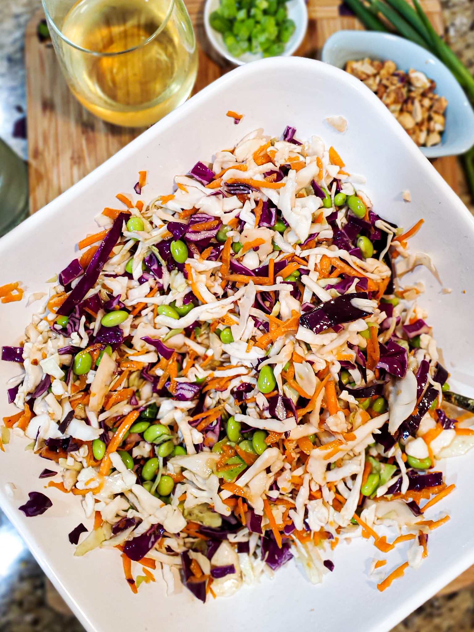Crunchy Asian Sesame Cabbage Slaw