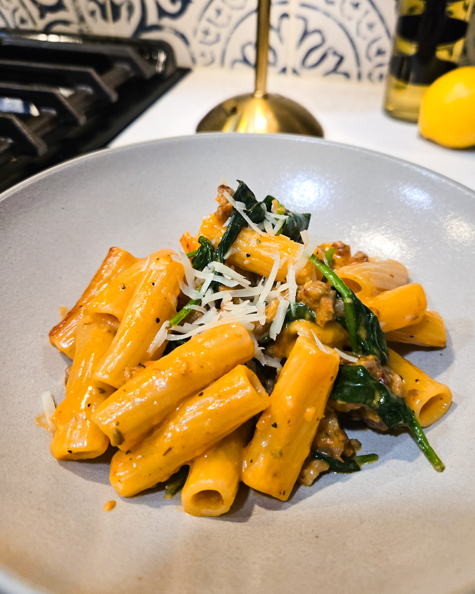 30-Minute, One-Pot Italian Sausage Rigatoni