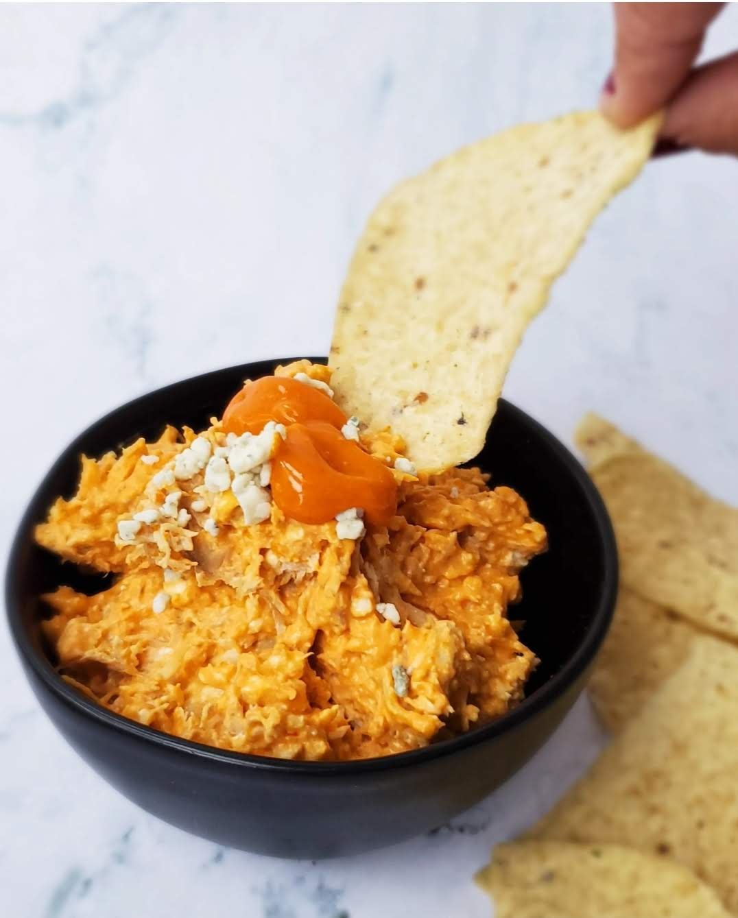 The Ultimate Buffalo Chicken Dip