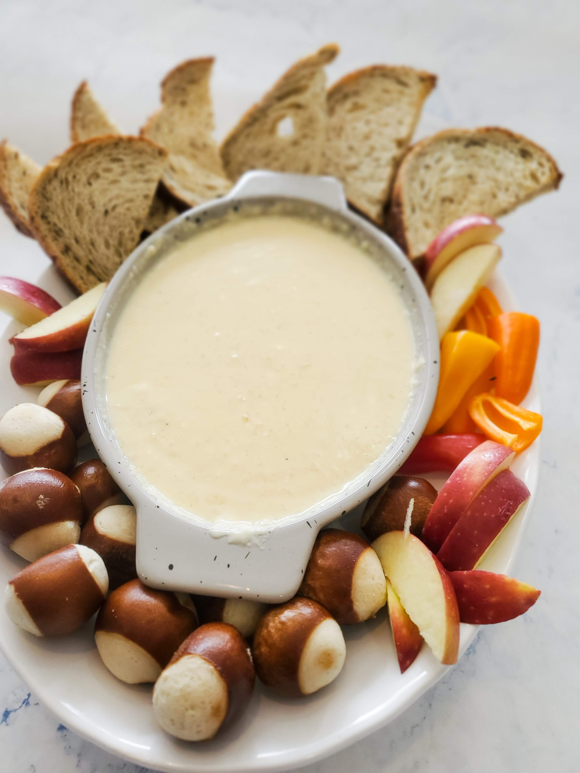 Guinness and Irish Cheese Fondue