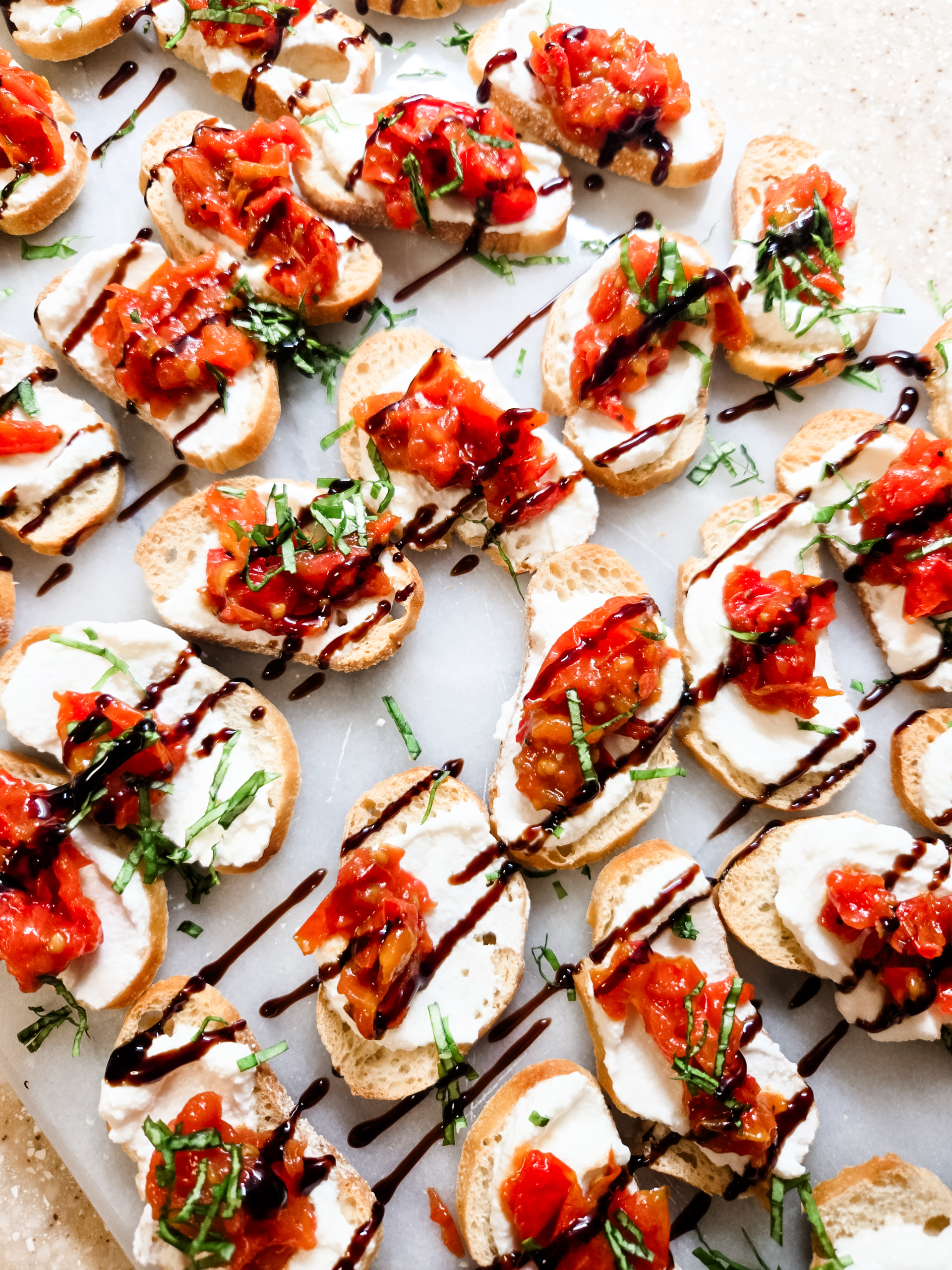 Make-Ahead Ricotta and Roasted Tomato Crostini