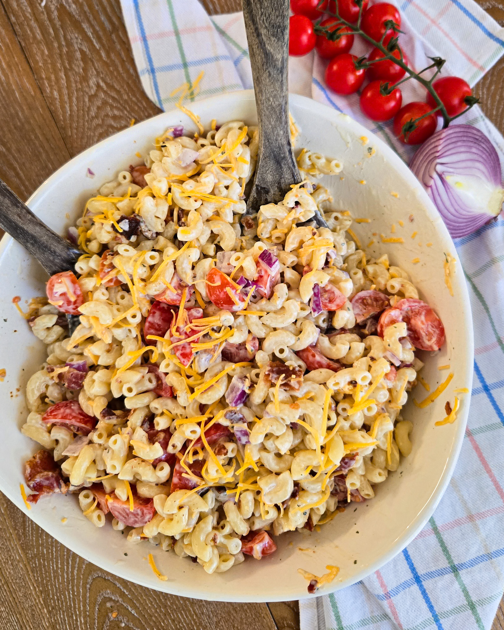 Bacon Ranch Pasta Salad